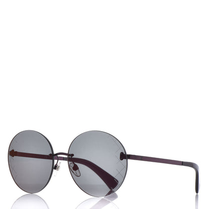Chanel Mirrored Round Sunglasses 4216 Purple 1 of 8