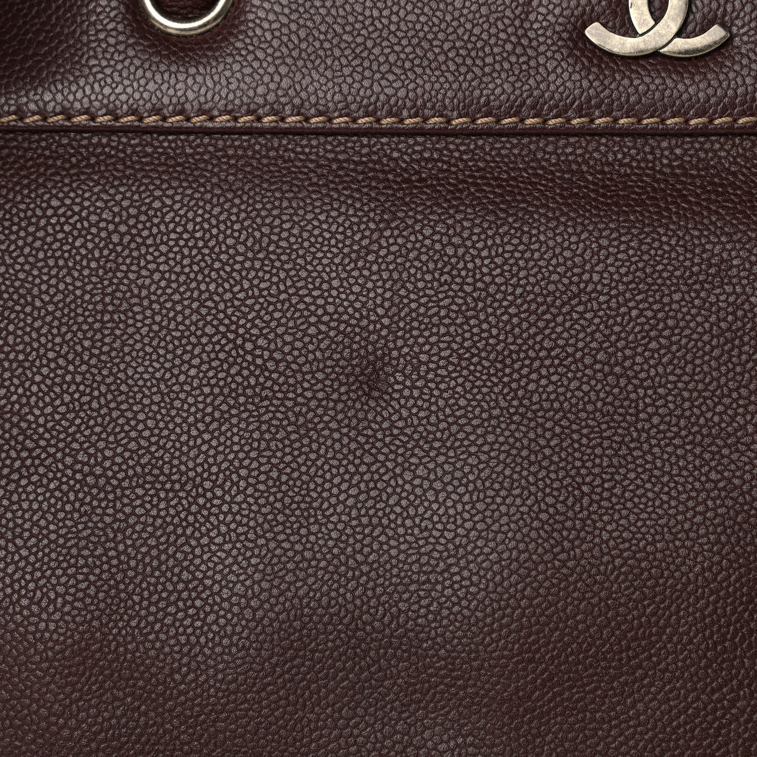 Chanel Caviar CC Tote Brown 11 of 13