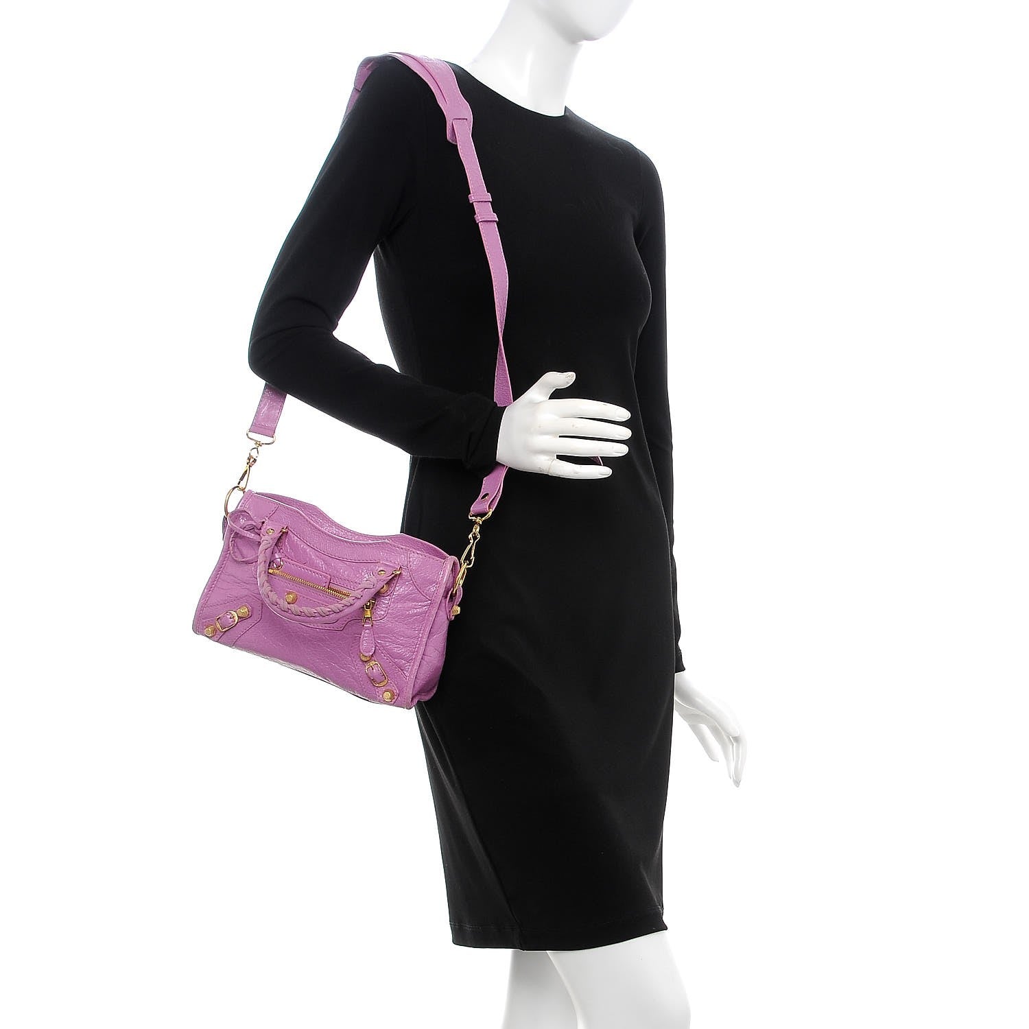 Balenciaga Agneau Giant 12 Gold Hardware Mini City Rose Berlingot 2 of 10