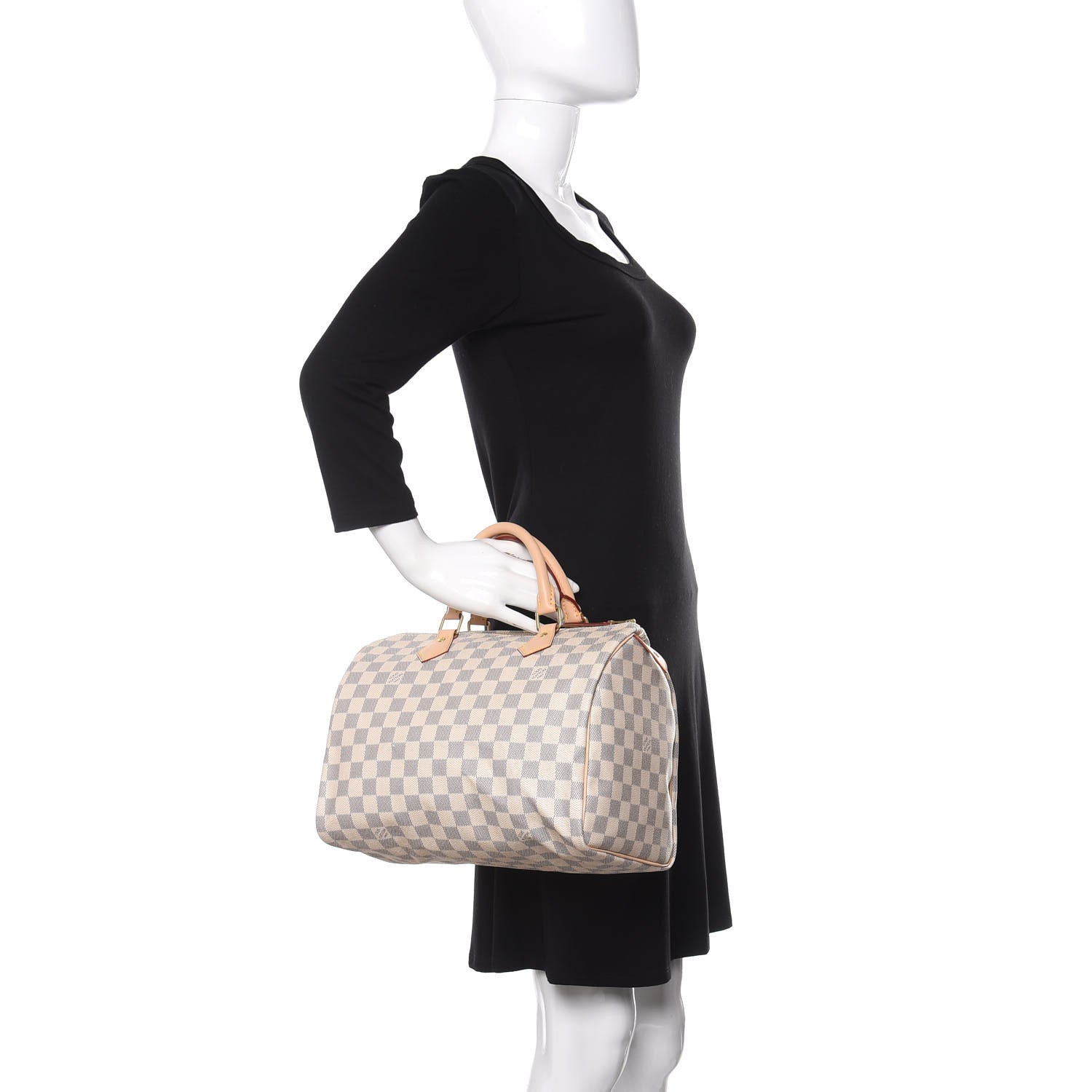 Louis Vuitton Damier Azur Speedy 30 2 of 12