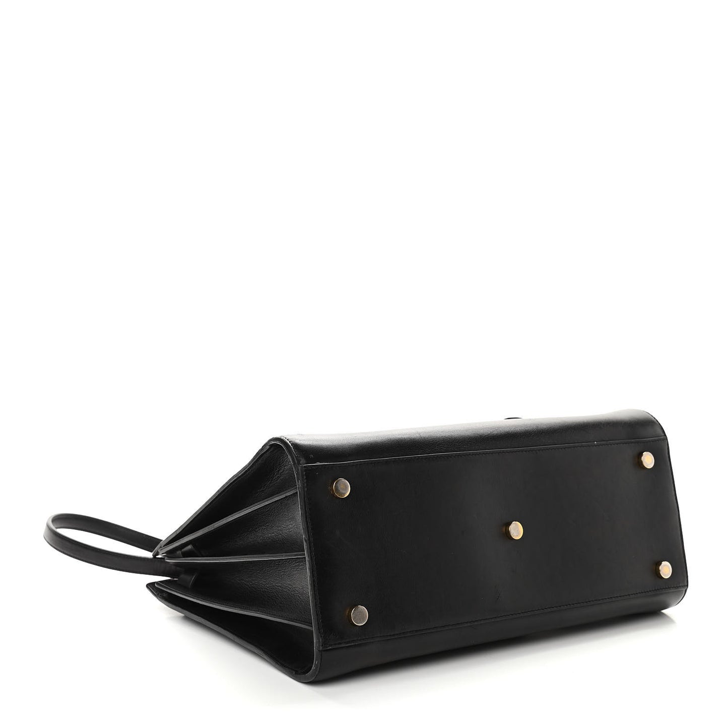 Smooth Calfskin Small Sac De Jour Black