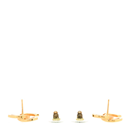 Chanel Metal Obazine CC Earrings Gold 3 of 5