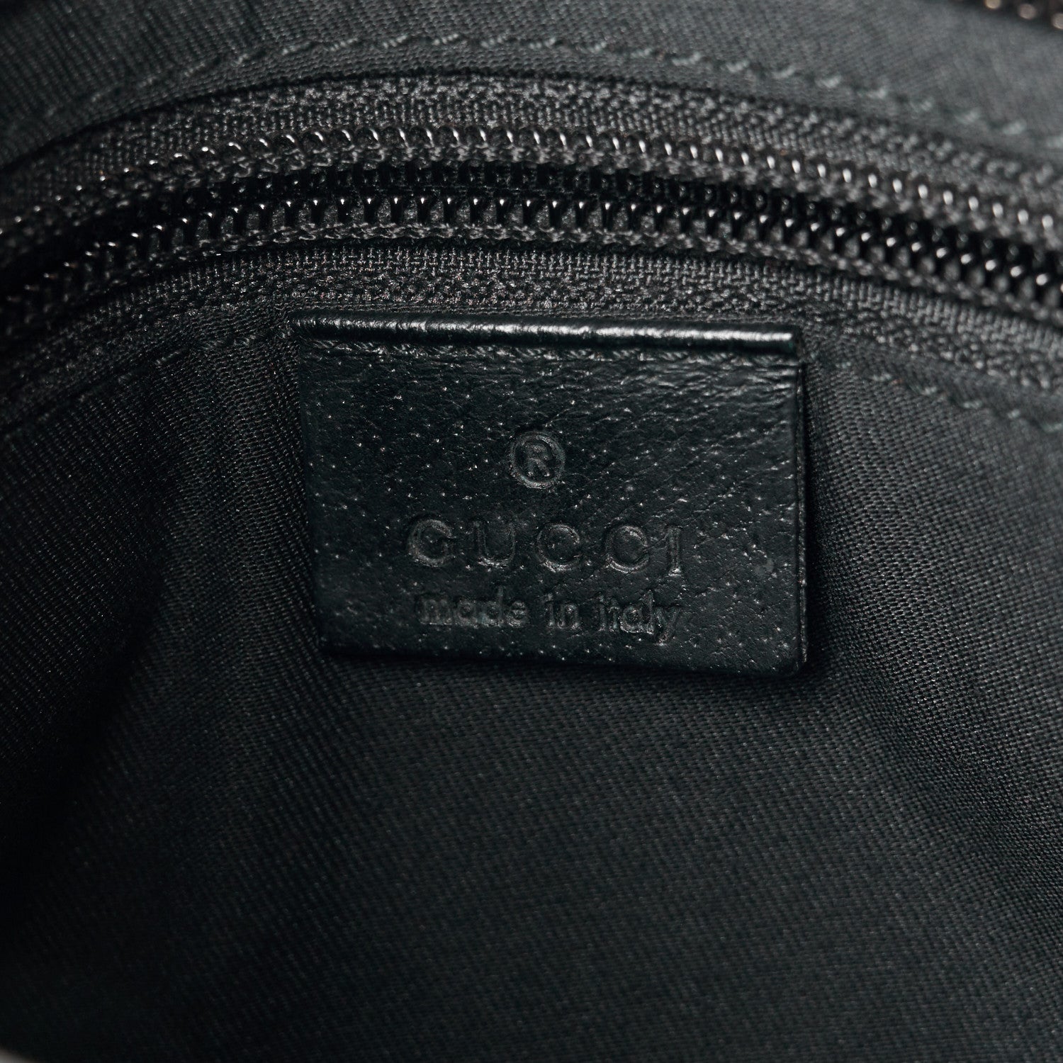 Gucci Monogram Flat Messenger Bag Black 6 of 11
