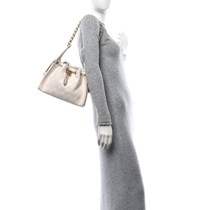 Chanel Caviar Quilted Small Chanel 25 Handbag White 2 of 11