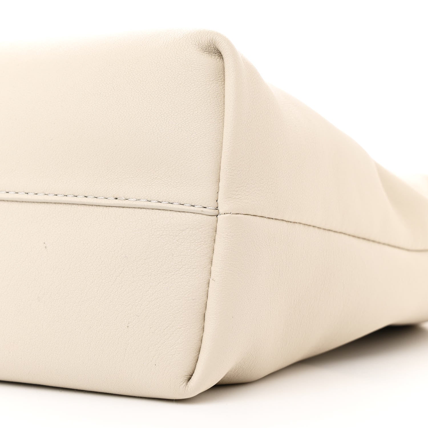 Loewe Mellow Nappa Medium Donut Chain Flamenco Knot Clutch Sea Salt 10 of 10