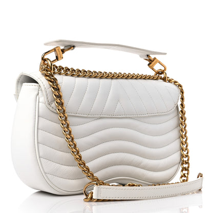 Louis Vuitton Calfskin New Wave Chain PM White 3 of 11