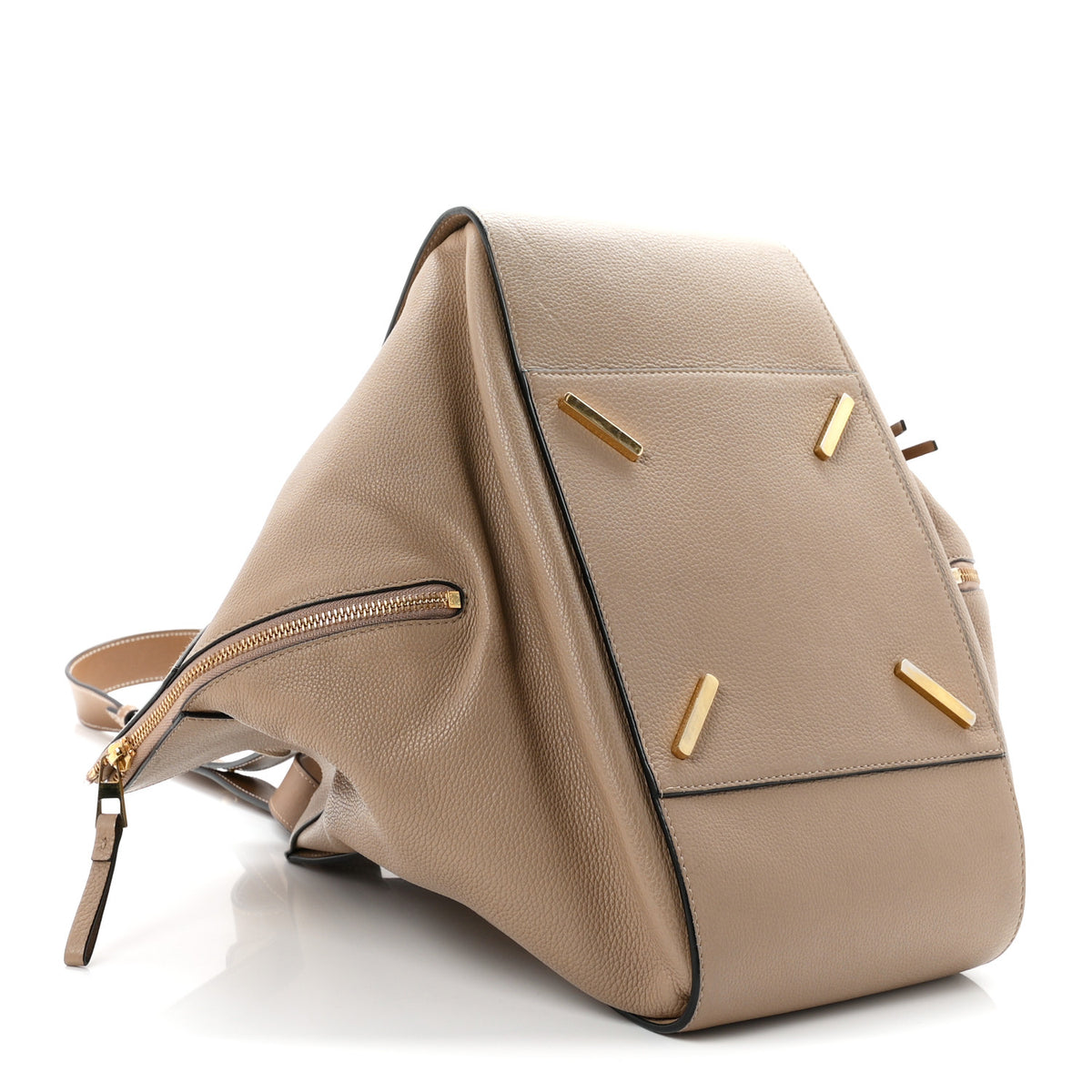 Calfskin Medium Hammock Shoulder Bag Sand Mink