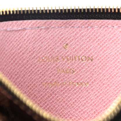 Louis Vuitton Damier Ebene Recto Verso Card Holder Rose Ballerine 6 of 6
