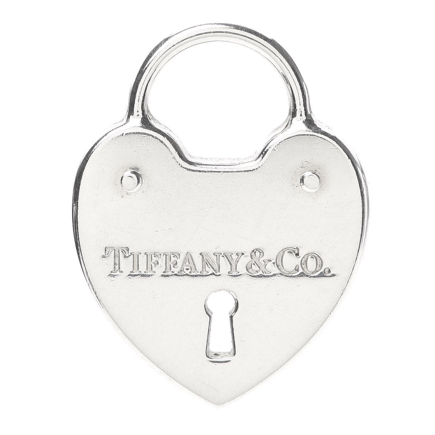 Sterling Silver Heart Lock Charm