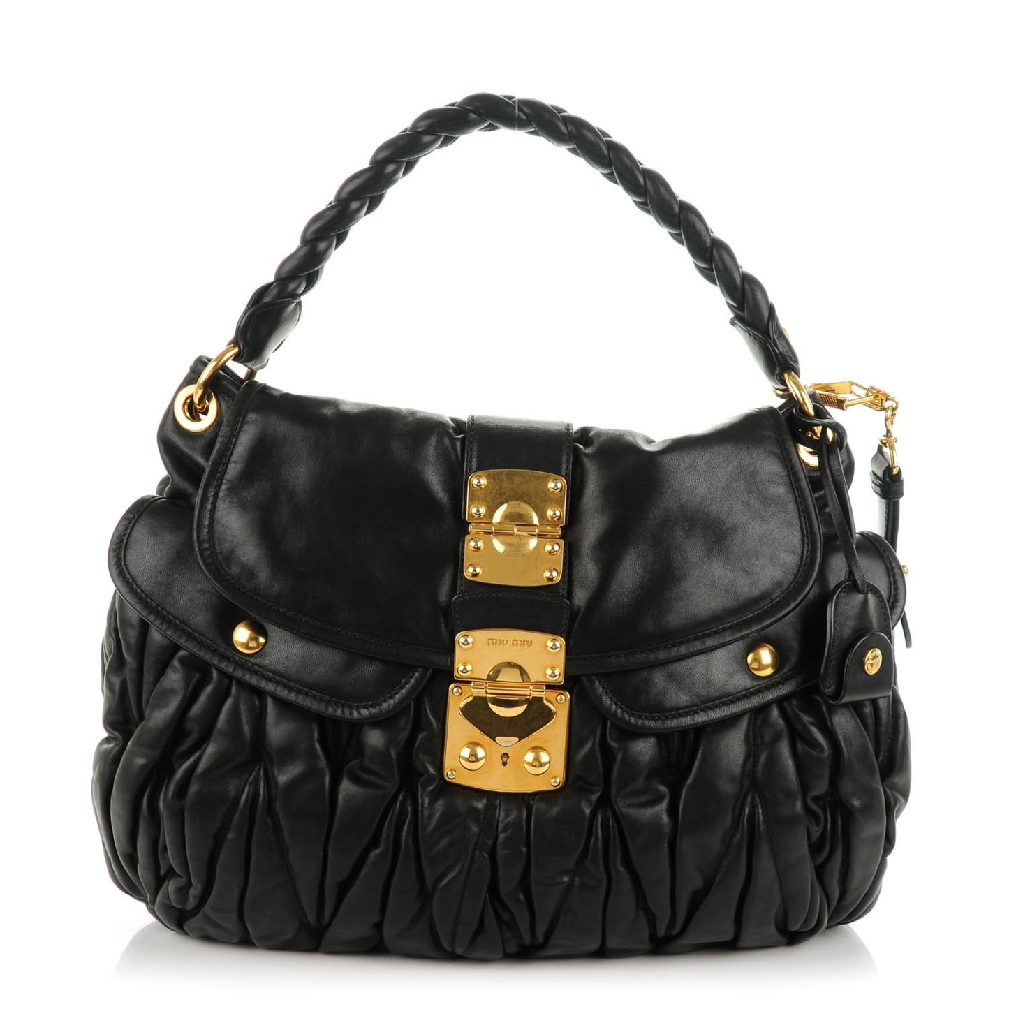 Matelasse Lux Coffer Hobo Nero Black