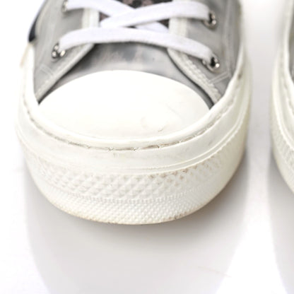 Christian Dior Canvas Leopard Print Womens B23 High Top Sneakers 38 White 8 of 13