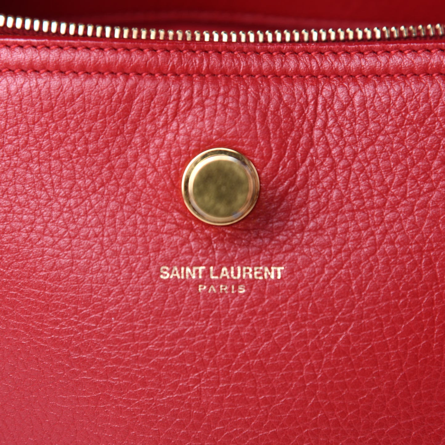 Calfskin Canvas Small Muse Two Red