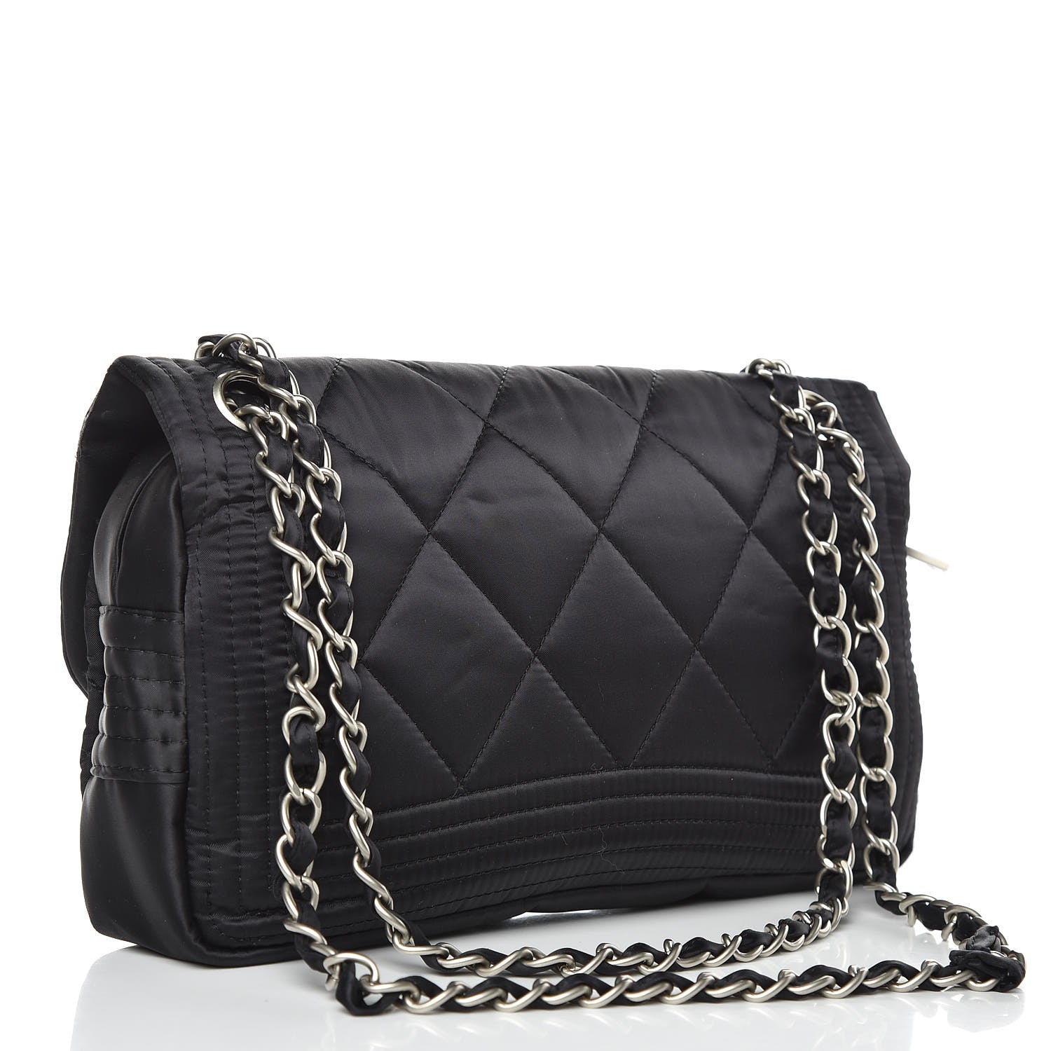 Chanel Nylon Ski Sport Flap Black 3 of 14