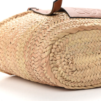 Loewe Raffia Medium Basket Tote Bag Natural Tan 7 of 9