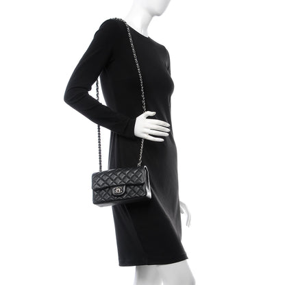 Chanel Caviar Quilted Mini Rectangular Flap Black 2 of 8