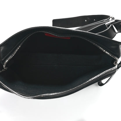 Valentino Garavani Calfskin VLTN Belt Bag Black White 5 of 12