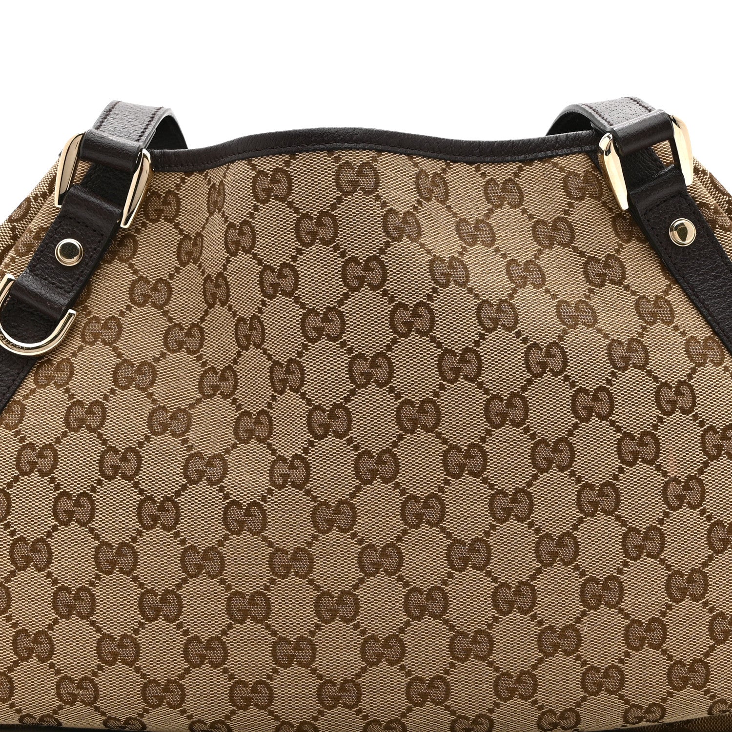 Gucci Monogram Medium Abbey Shoulder Bag Dark Brown 8 of 10