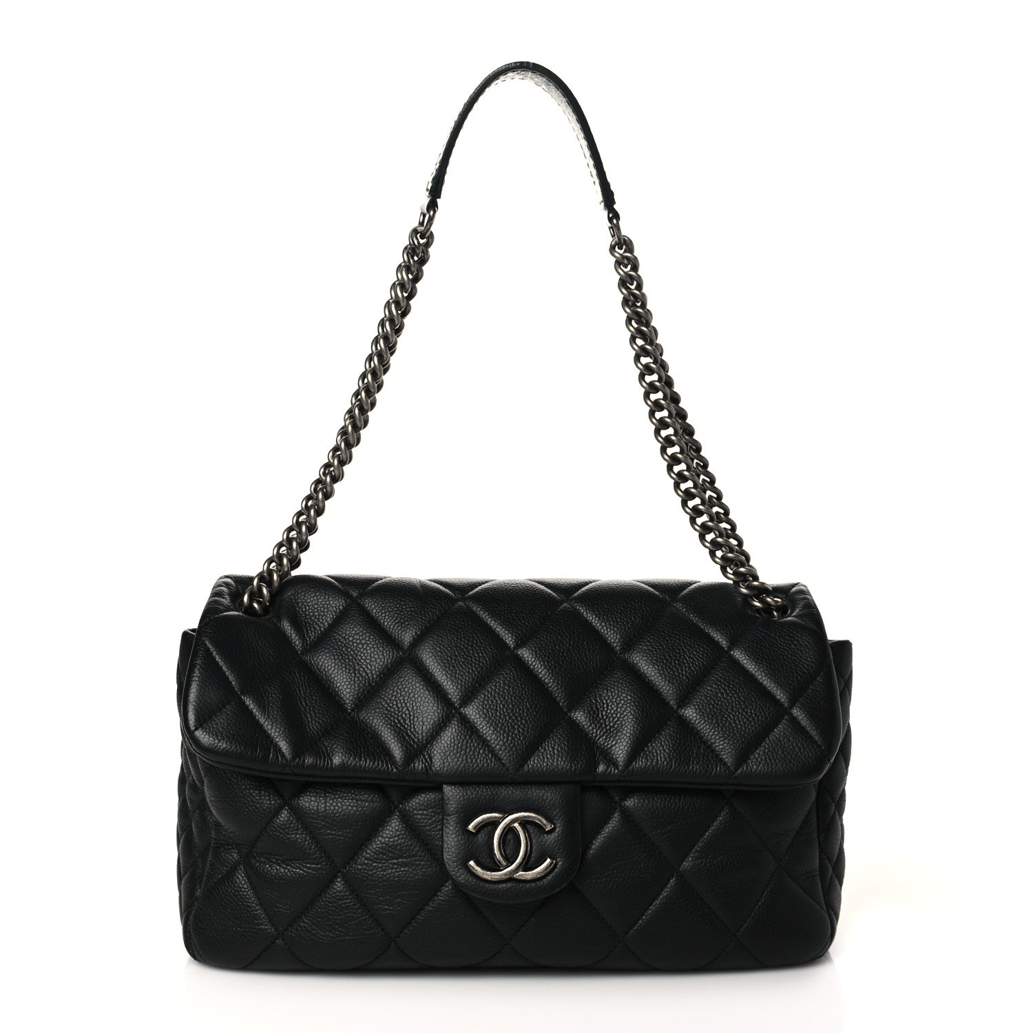 Chanel Caviar Quilted Coco Casual Flap Black 1 of 12