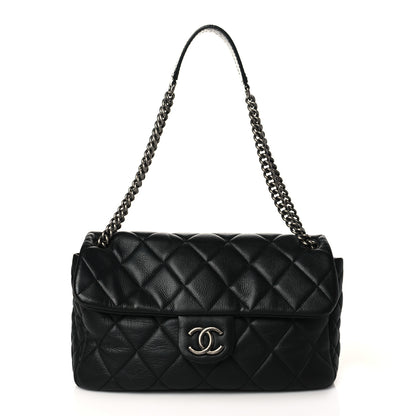 Chanel Caviar Quilted Coco Casual Flap Black 1 of 12