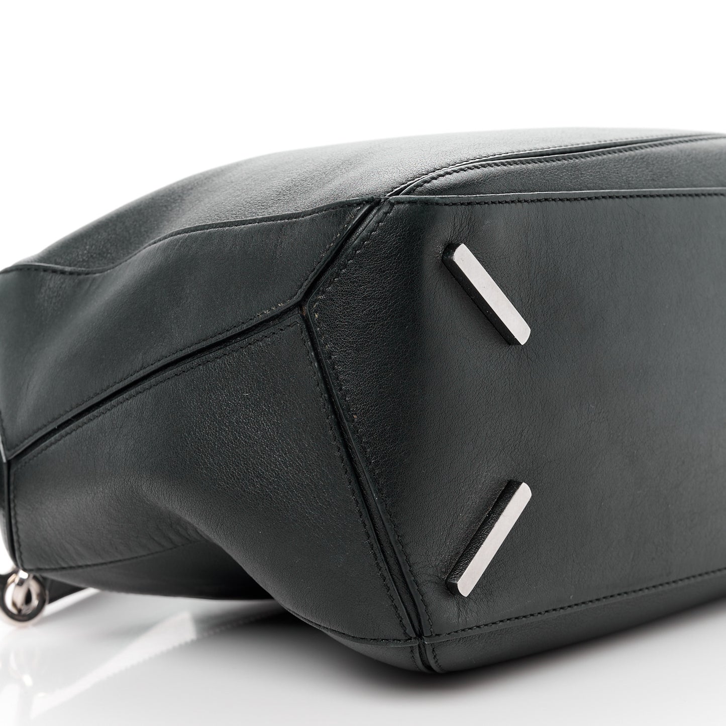 Calfskin Small Puzzle Bag Black