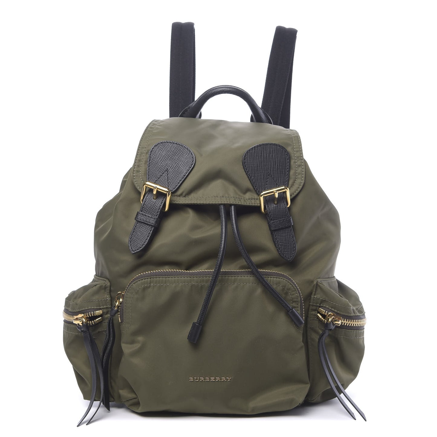 Nylon Medium Rucksack Backpack Green