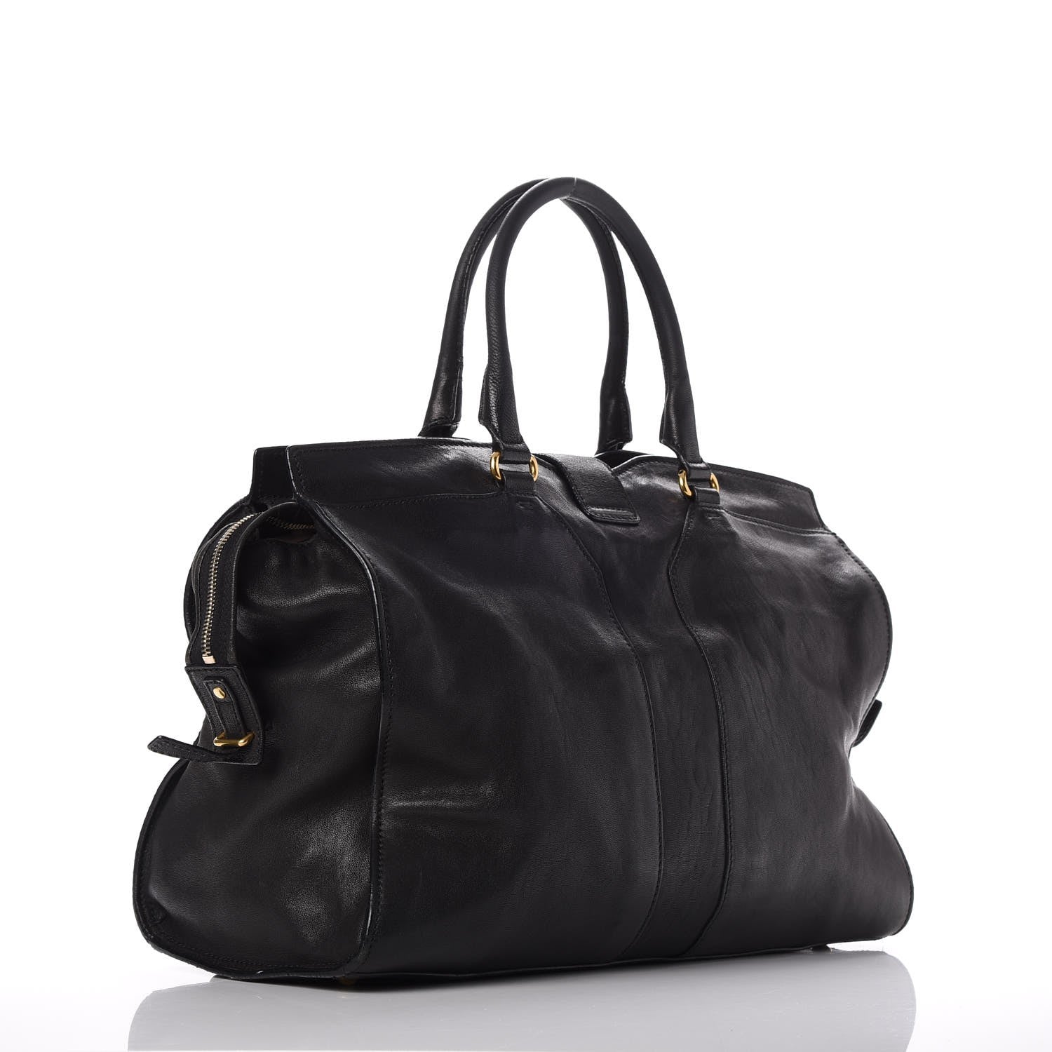 Saint Laurent Sheepskin Large Cabas ChYc Black 3 of 15