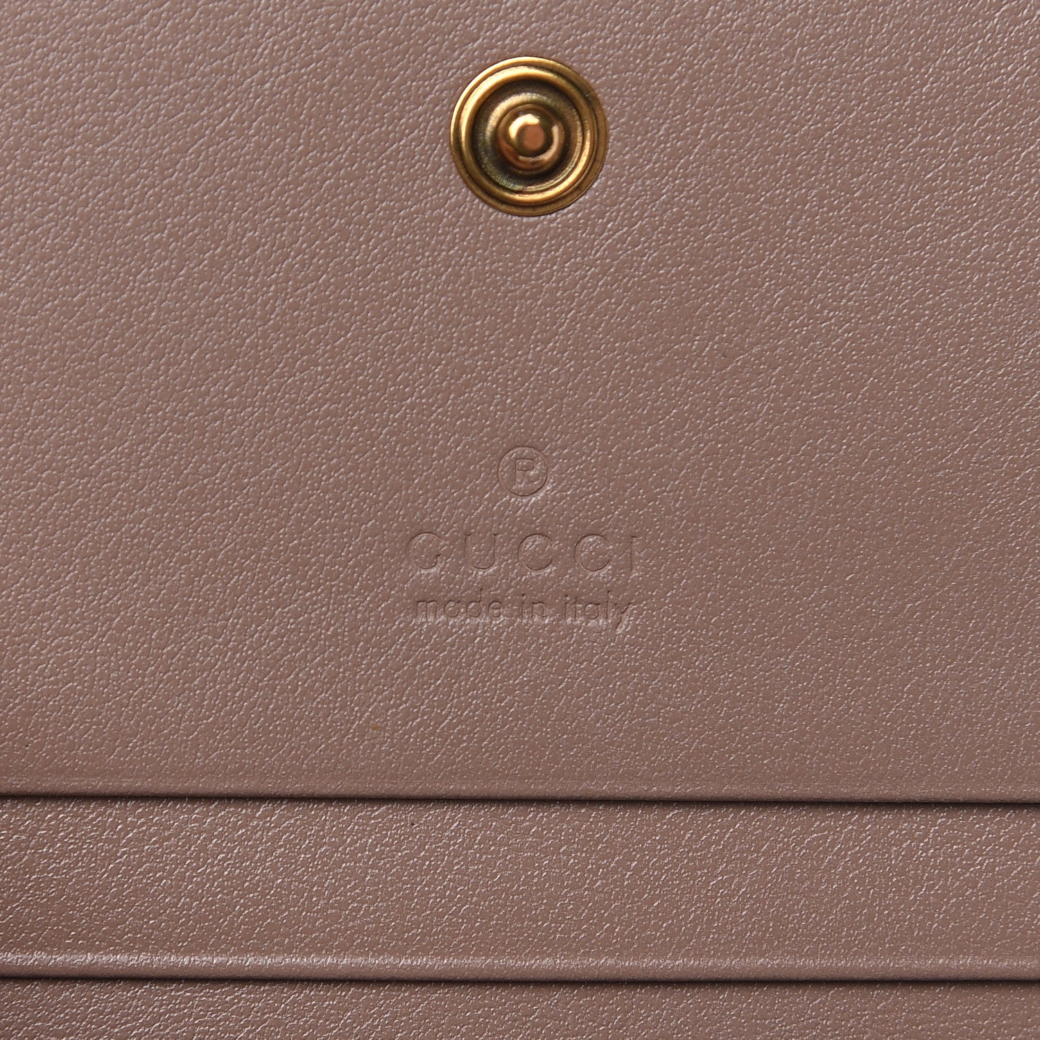 Gucci Calfskin Matelasse GG Marmont Card Case Wallet Porcelain Rose 6 of 8