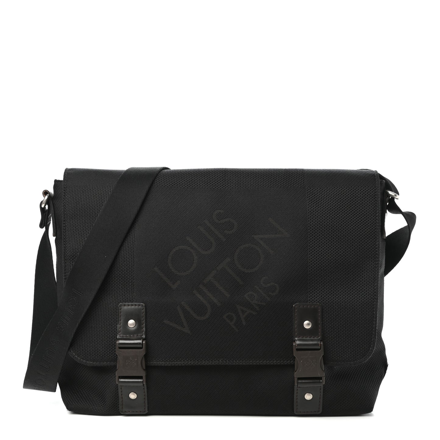 Damier Geant Loup Messenger Bag Black