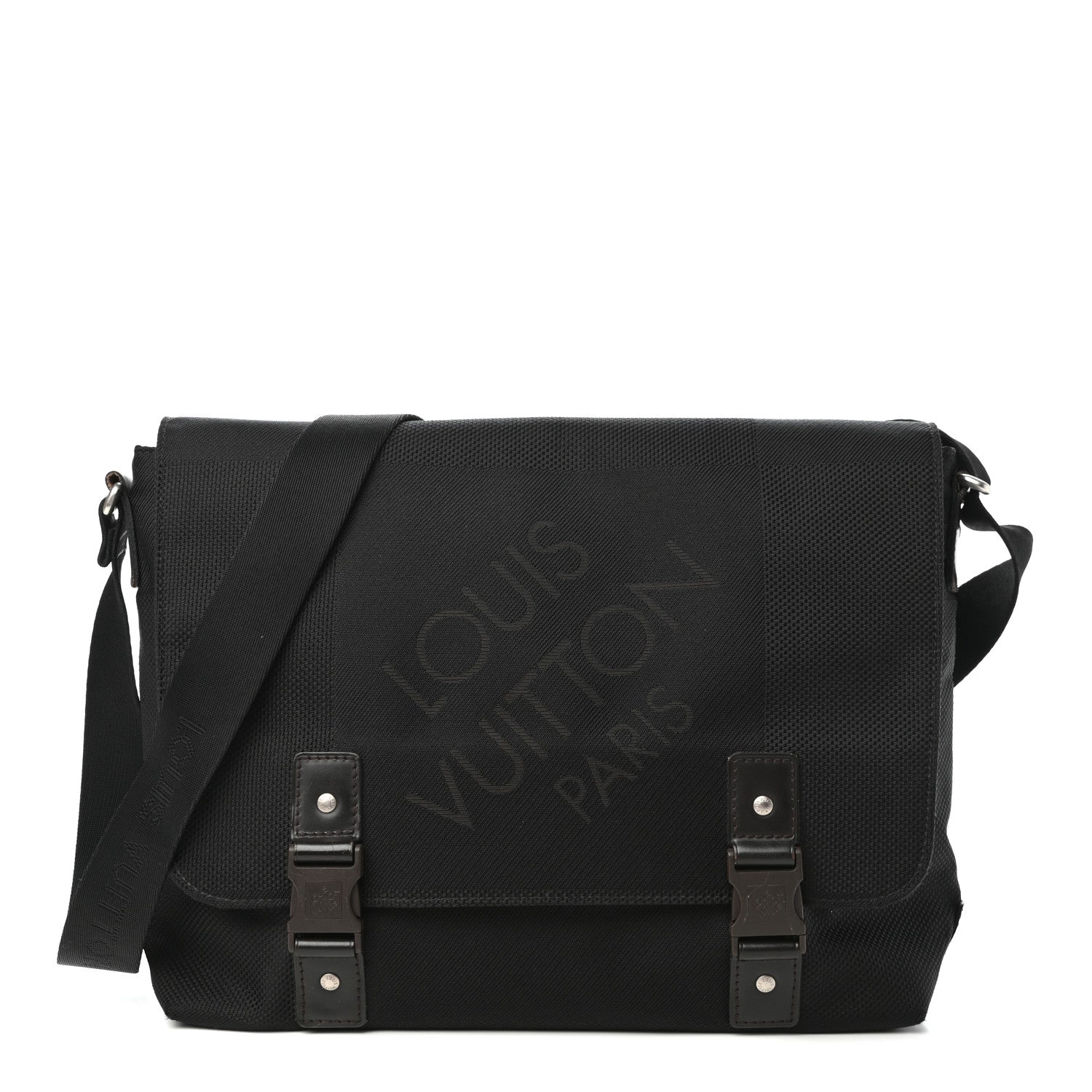 Louis Vuitton Damier Geant Loup Messenger Bag Black 1 of 9