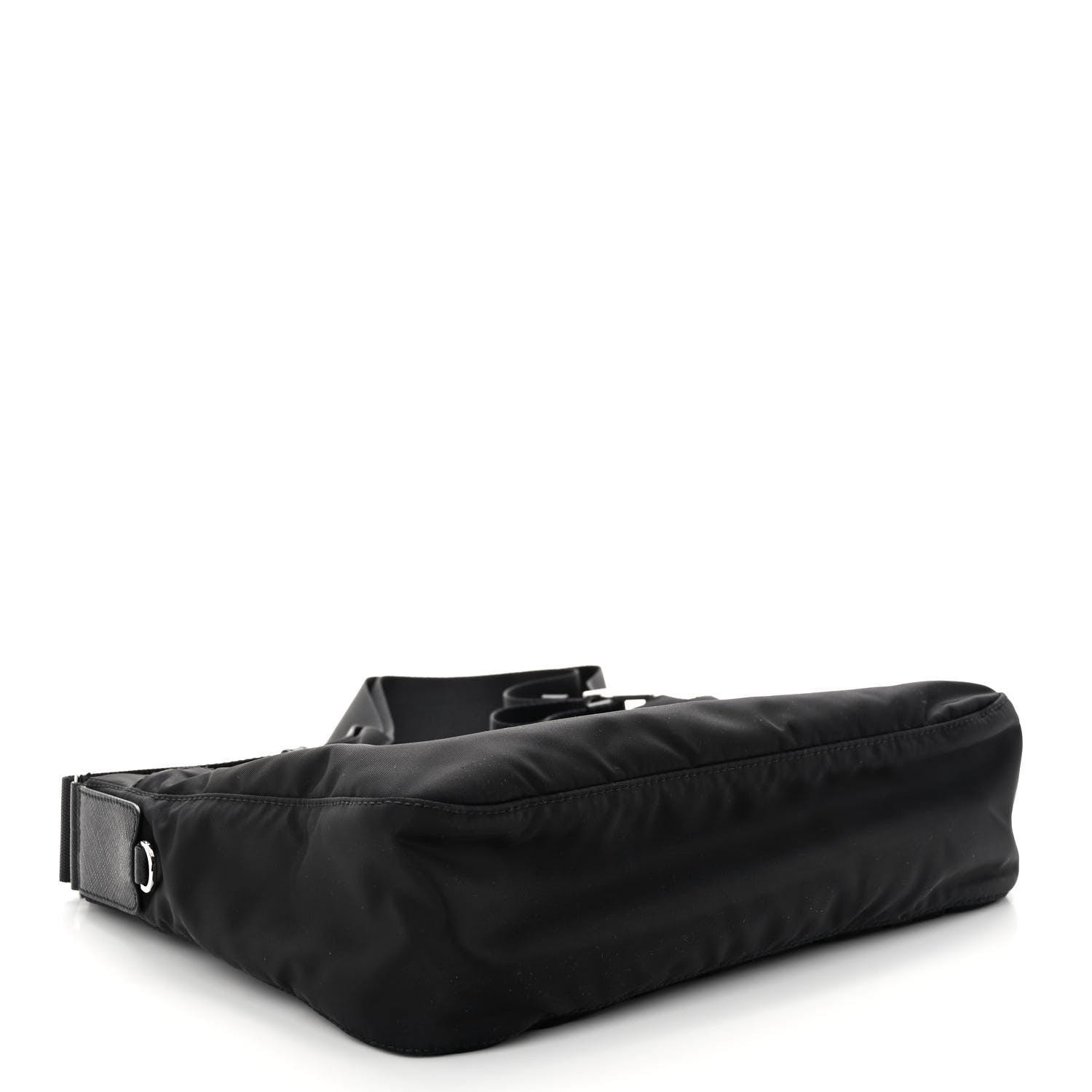 Prada Tessuto Nylon Messenger Bag Black 4 of 9