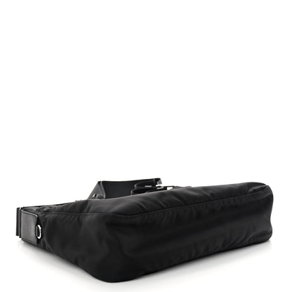 Prada Tessuto Nylon Messenger Bag Black 4 of 9