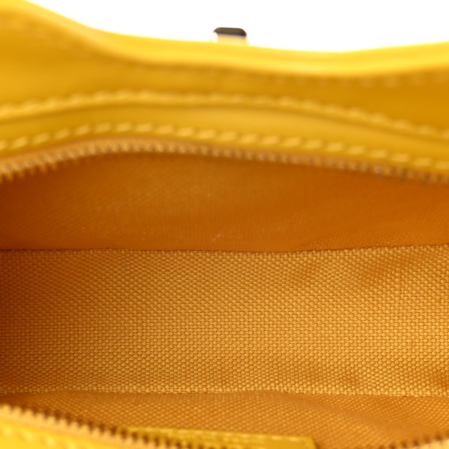 Calfskin Monogram Mini Moon Side Shoulder Bag Yellow