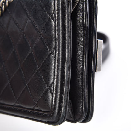 Chanel Plexiglass Lambskin Mini Boy Brick Flap Black 11 of 12