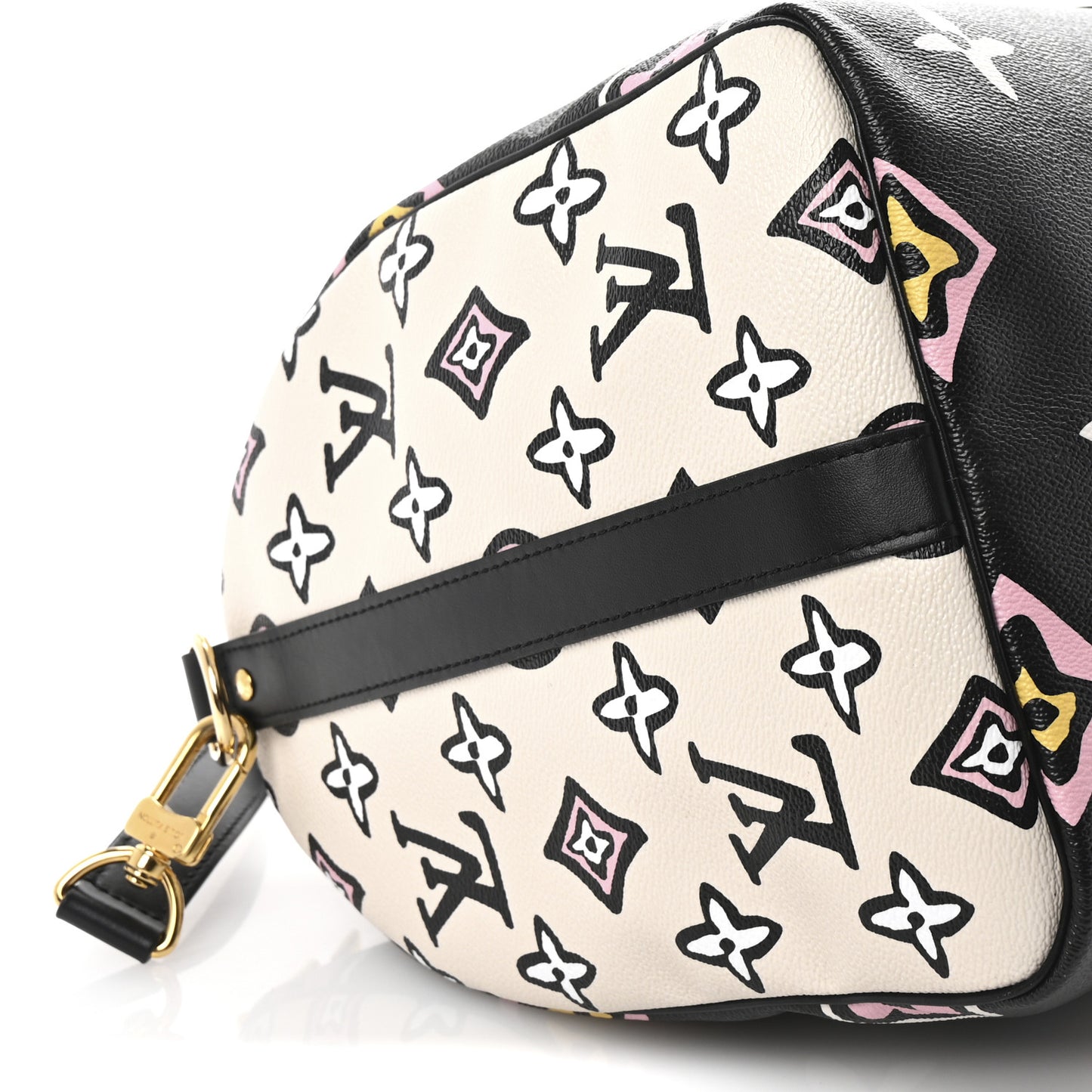 Monogram Giant Wild At Heart Keepall Bandouliere 45 Black