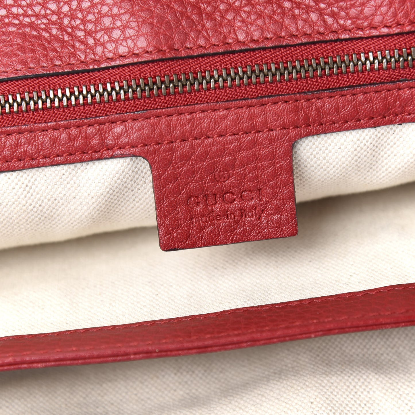 Cellarius Calfskin Large GG Marmont Shoulder Bag Vulcanic Red
