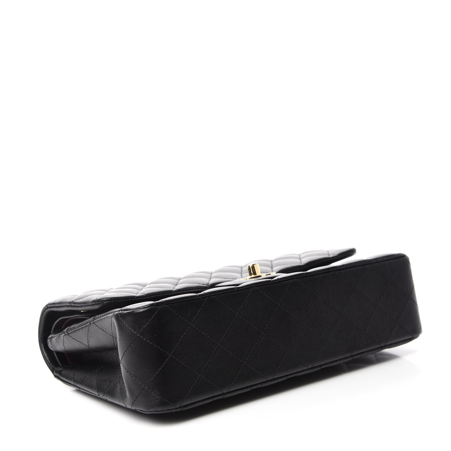 Chanel Lambskin Quilted Medium Double Flap Black 4 of 14