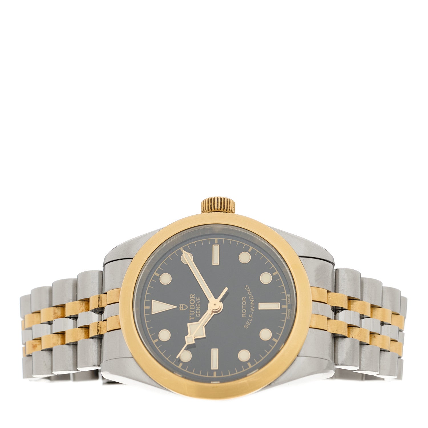 TUDOR Stainless Steel 18K Yellow Gold 32mm Black Bay Automatic Watch Black 79583 2 of 4