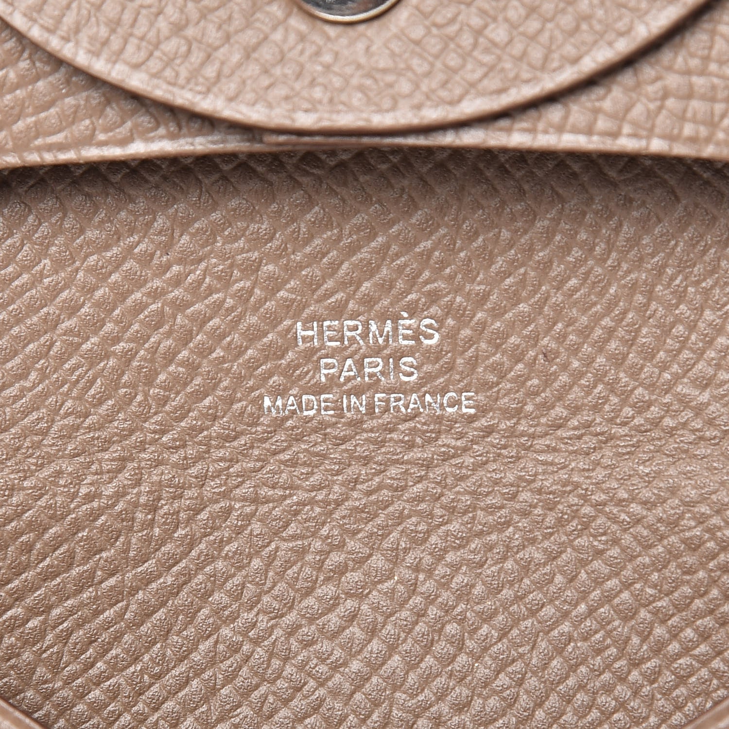 Hermes Epsom Bastia Coin Purse Etoupe 6 of 8