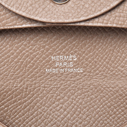 Hermes Epsom Bastia Coin Purse Etoupe 6 of 8