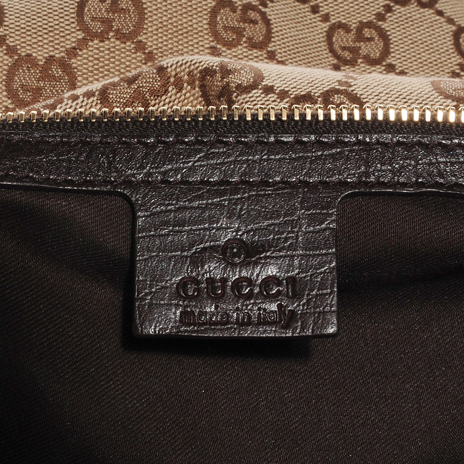 Gucci Monogram Large Horsebit Chain Hobo Dark Brown 5 of 7