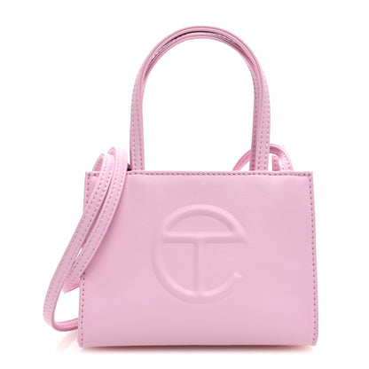 Telfar Vegan Leather Small Shopping Bag Bubblegum 1 of 9