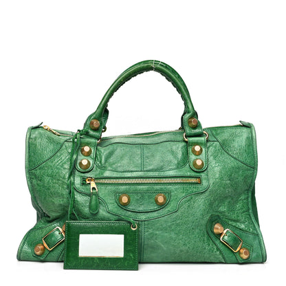 Balenciaga Agneau Giant 21 Gold Hardware Work Vert Gazon 1 of 17