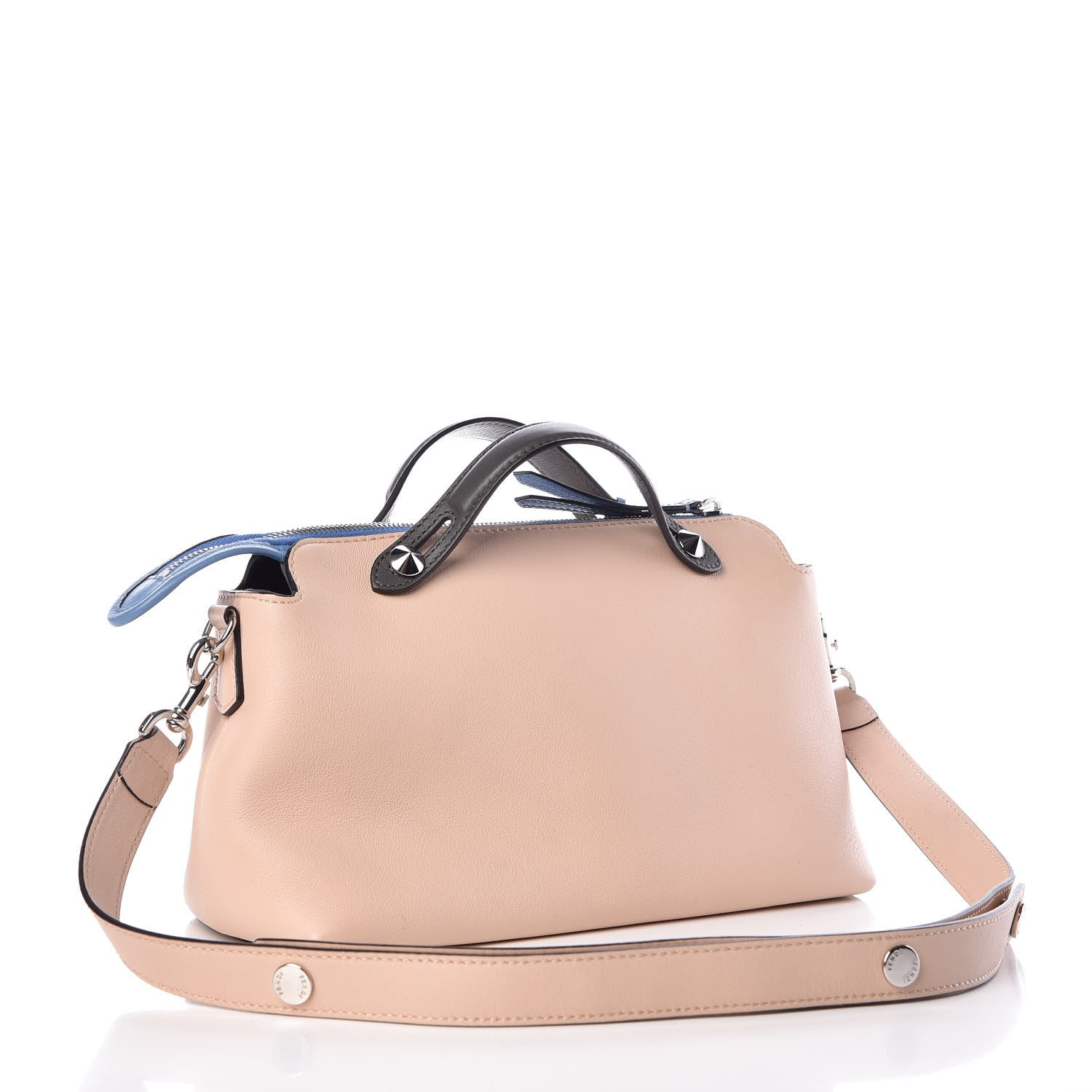Fendi Vitello Dolce 4 Color Medium By The Way Boston Bag Rosa Plaster Multicolor 3 of 8
