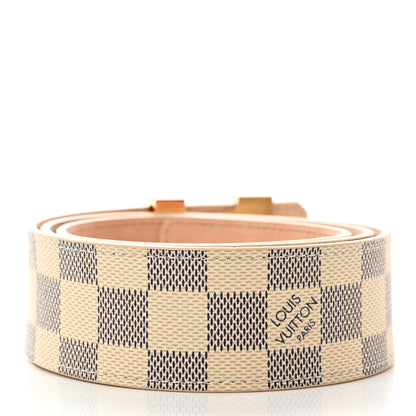Louis Vuitton Damier Azur 40mm LV Initiales Belt 85 34 2 of 7