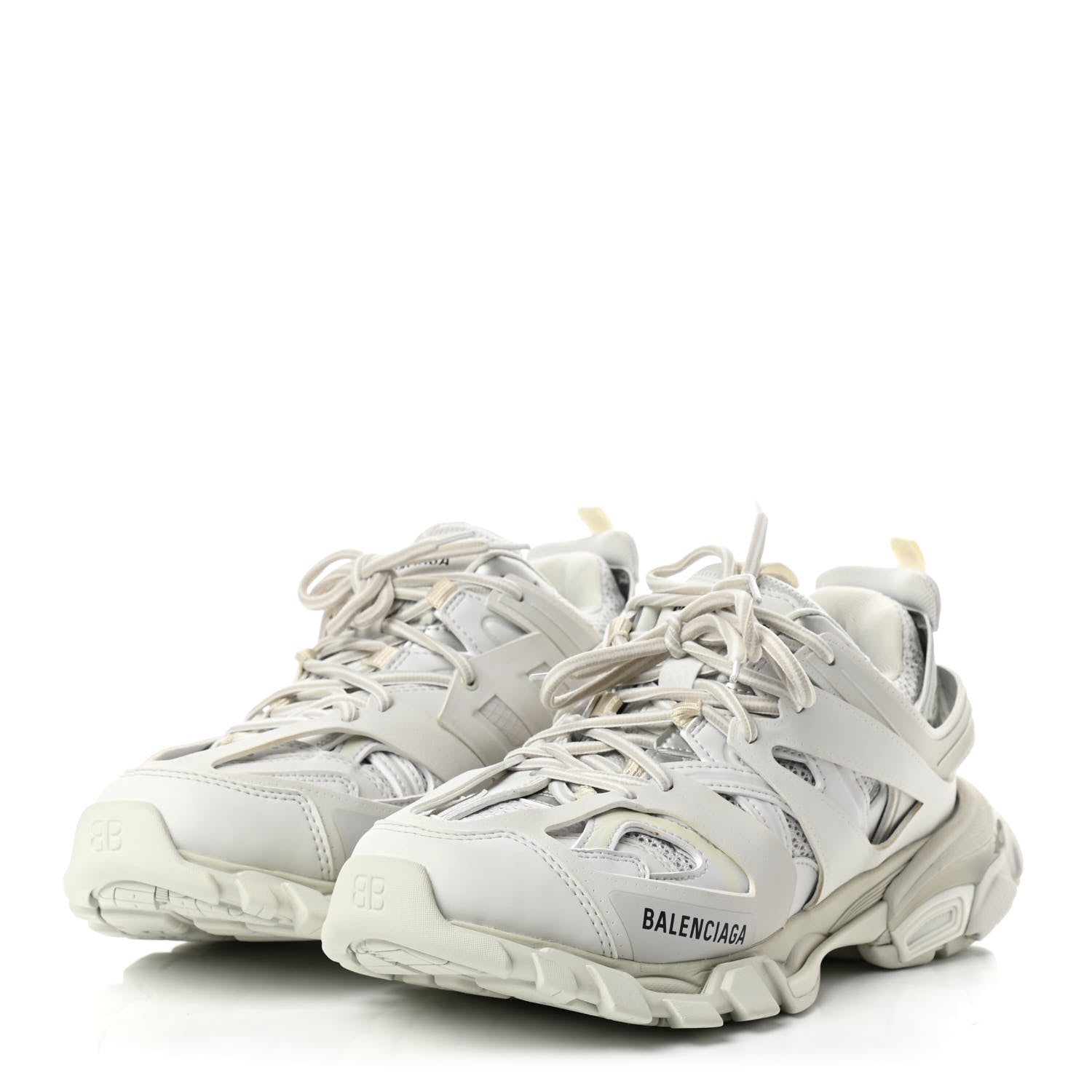 Balenciaga Mesh Nylon Womens Track Sneakers 39 White 3 of 7
