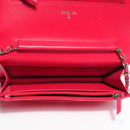 Chanel Caviar Timeless Wallet on Chain WOC Pink 8 of 8