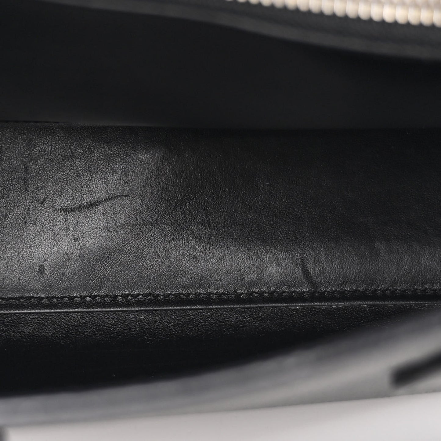 Grained Calfskin Baby Sac De Jour Black