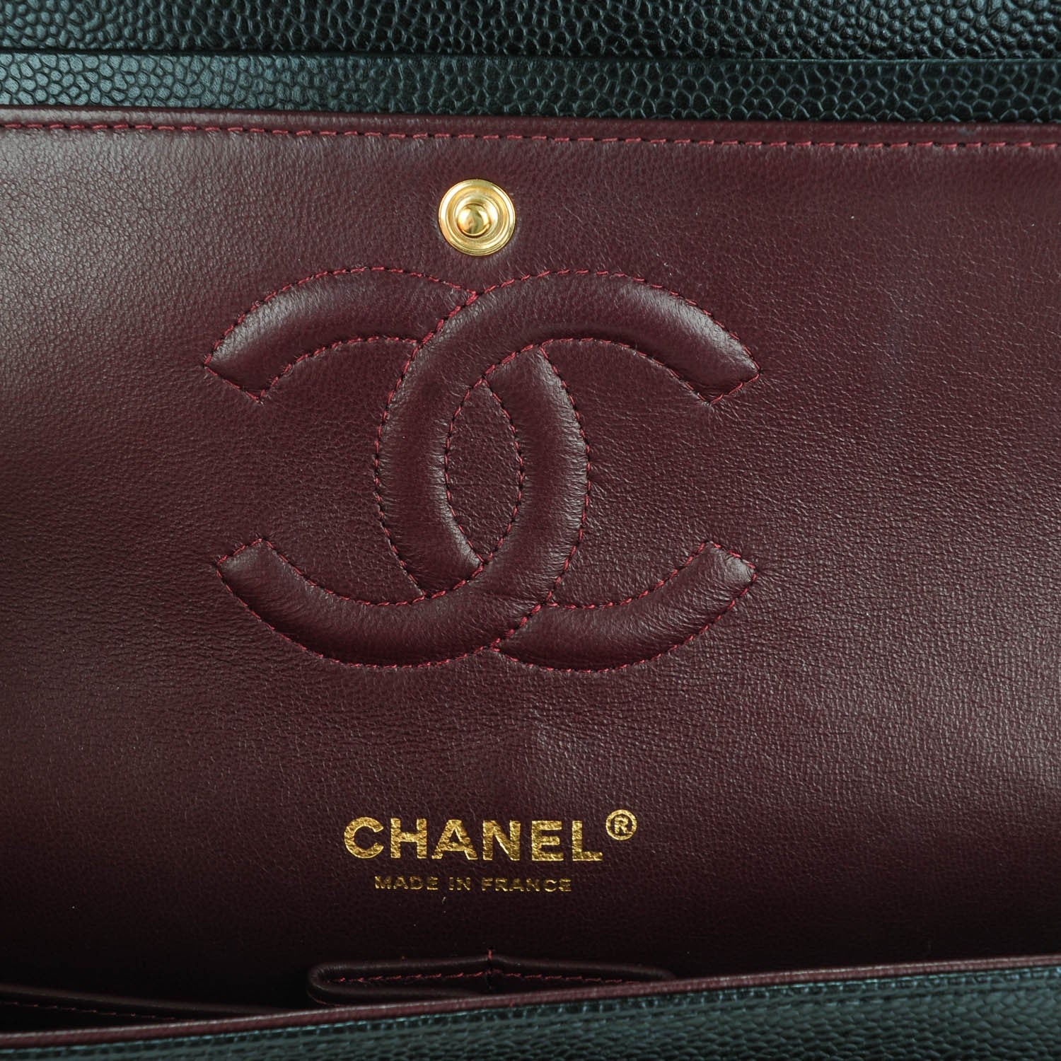 Chanel Caviar Quilted Medium Double Flap Black 6 of 7