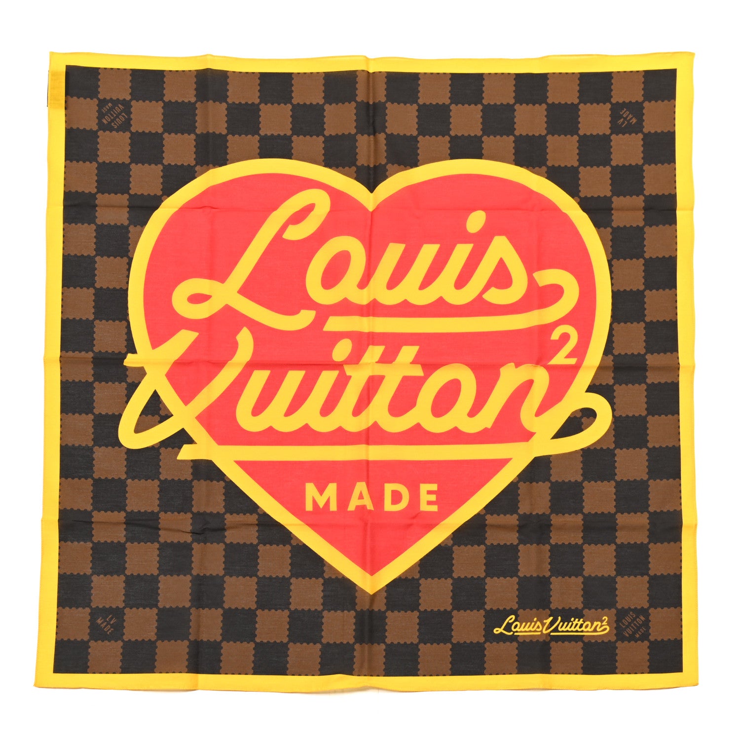 Louis Vuitton X NIGO Cotton Silk LV Made Bandana Set Multicolor 8 of 10