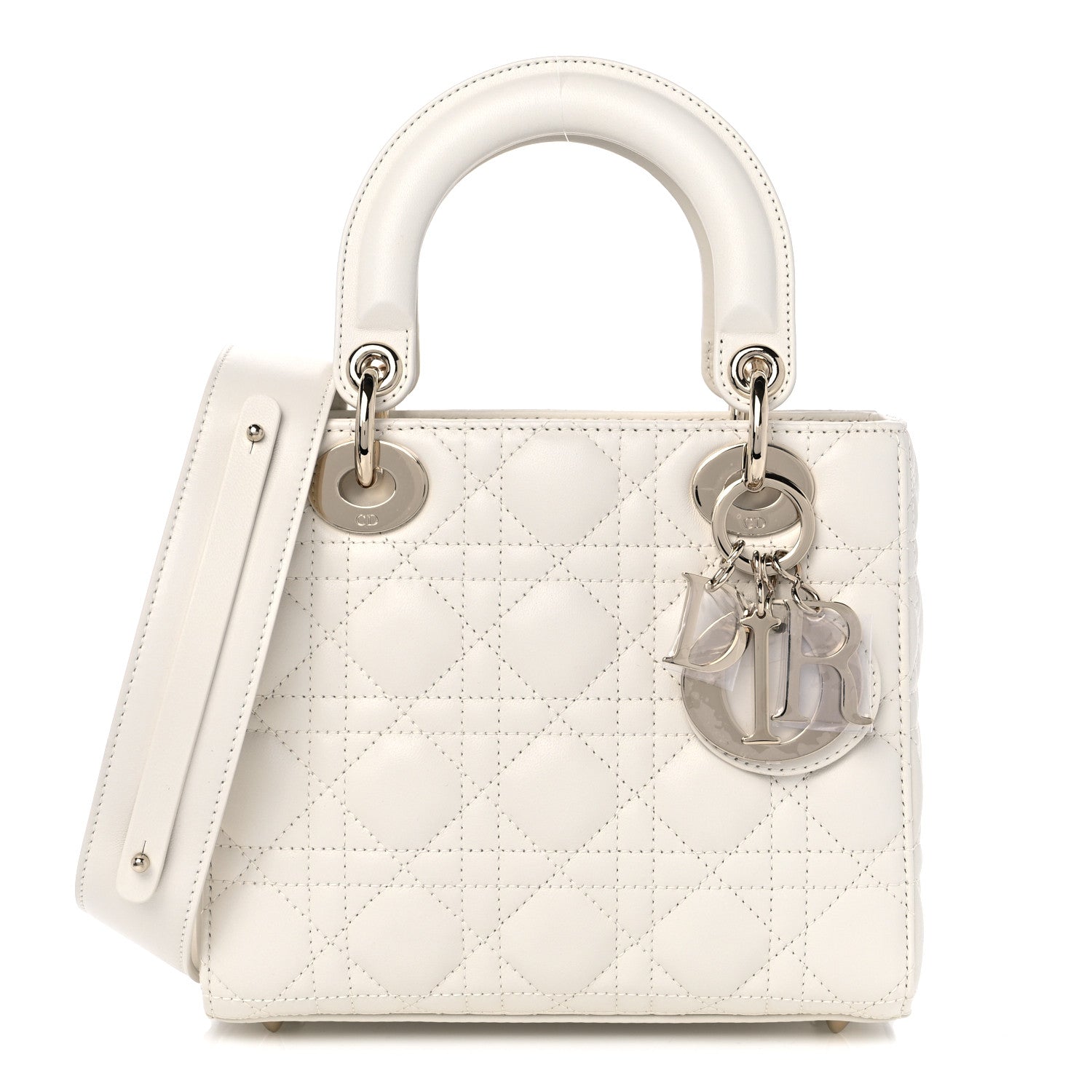 Christian Dior Lambskin Cannage Small My ABCDior Lady Dior Latte 1 of 8